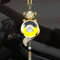Auto Duft Lufterfrischer Duftbaum Auto Parfüm Aufhänger Diffusor,Auto Innenraum hängender Anhänger Charm Dekoration Glücksdekor Ornament Anhänger Zubehör für Frauen (Golden)