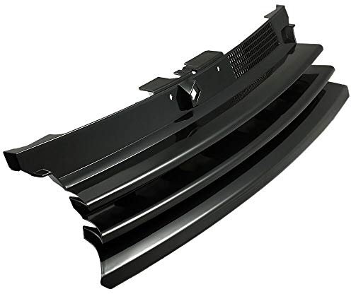 Bahwphry Schwarzer KüHlergrill KüHlergrill für Golf 4 MK4 R32 1997-2004 1J0853655G