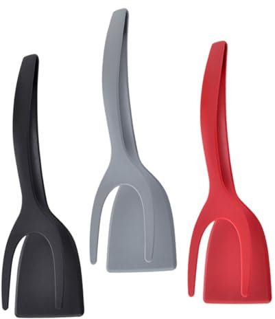 CLISPEED 3 Pièces Spatule à Omelette Kitchen des Cuisines Œufs Outils Cuisine Lave-Vaisselle Pince à spatule de Cuisine Pelle en Silicone ustensiles de Cuisine Pelle à Oeufs Gel de silice