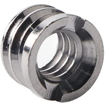 Mtlavishness Adaptador de trípode Cverter 3 8 hembra a hembra 1 × 1 hembra 1 4 a macho 3 8 adaptador de tornillo de conversión accesorios de cámara para trípode monopié cabeza esférica