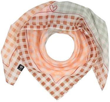 FRAAS Halstuch Damen kariert - 65 x 65 cm - in Seidenmischung - leichter Schal für den Sommer