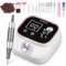 Exyvox Ponceuse Pour Ongles Professionnelle, Lime A Ongle Electrique, 45000RPM, Ponceuse Ongles avec Écran LCD, Ensemble d’accessoires Kit avec Manucure Pédicure, pour Salon, Usage Maison