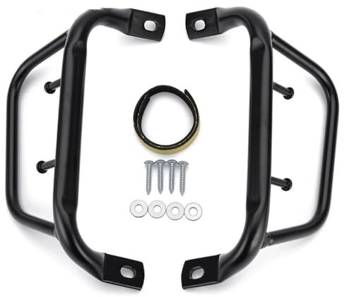 CSSPDM Porte-Bagages Central pour Moto, Grille De Porte-Bagages pour V&espa Sprint 150 Primavera Spring 125 150 2014 – 2021 étagère Engrenages(Noir)