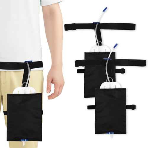 2 Pezzi Porta Sacca Catetere Da Gamba, Copertura Con Cintura Per Supporto Sacca Urinaria Da Gamba, Invisibile Supporto Per Sacca Gamba Del Catetere, Utilizzato Per Sacca Porta Catetere E Catetere