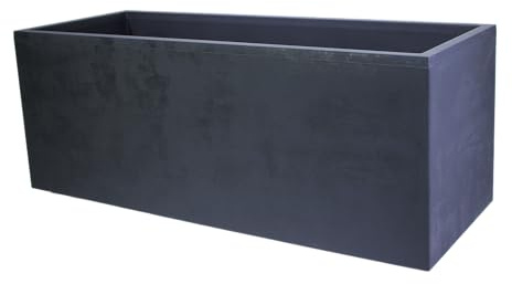 mgc24 Millennium Pflanzkasten mit Rollen 99,3 x 37,6 x 39 cm, anthrazit | Mit Wasserspeicher | Großer Hochbeet-Kasten für Garten, Terrasse & Balkon | wetterfest & UV-beständig