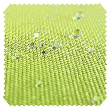 novely® ARAGON WASSERABWEISEND UV+ - Premium Outdoor-Stoff - Lichtechter Möbelstoff - Polsterstoff in Baumwoll-Optik für Gartenmöbel - Pflegeleichte Meterware 1lfm (19 Kiwi Lemon Grün)