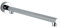 Neu verchromter Duscharm Duschkopf Festes Rohr Wandmontage Duschhalter, Chrom Duscharm B.
