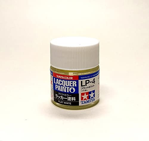 RCECHO Tamiya Model Color Lacquer Paint LP-4 Flat White 10ml 82104