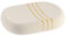 Porte-Savon en Céramique Bicolore Beige et Or - TENDANCE