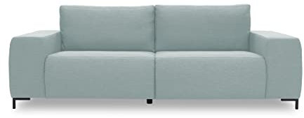 LOOKS by Wolfgang Joop Looks VI Designer Bigsofa, Sofa, Polstersofa, eisblau, 242 x 88 cm