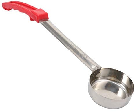 HEMOTON Portion Control Serving Spoons: 2oz Food Portioner Kitchen Soup Ladle Pizza Sauce Serving Scoop Portion Spoon for Weight Loss