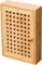 elbmöbel - Schlüsselkasten aus Bambus - B19xH27xT6 cm, mit 8 Schlüsselhaken, nachhaltig, Holz FSC Zertifiziert, leicht an der Wand zu montieren