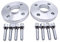 SHLPDFM 2 Stück 20mm Spurverbreiterung Distanzscheiben Set Ø56,6 4x100mm mit 8 Stück Radschrauben M12x1,5 für Vauxhall CORSA C