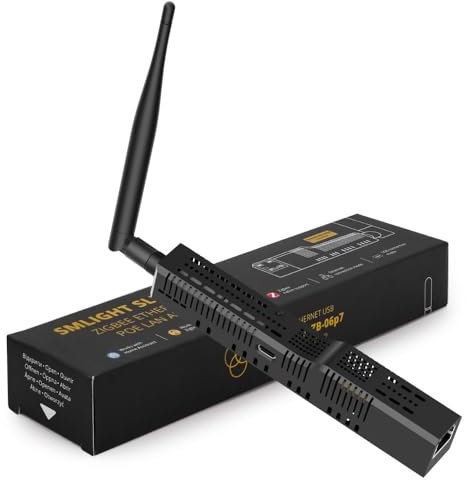 LOAMLIN SMLIGHT SLZB-06p7 Zigbee 3.0 to Ethernet, USB and WiFi Gateway Coordinator with PoE, Works with Zigbee2MQTT, Home Assistant, ZHA