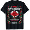 English St Georges Day Idea For Women & Rose English Flag T-Shirt