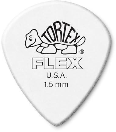 Jim Dunlop 468P1.50 Guitar Picks, 1.5 mm, White