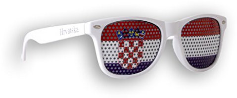 Promo Trade WM Fanbrille - Kroatien mit einem Logo KIDS - Sonnenbrille - Fan Artikel