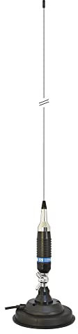 PNI Antenne CB S9 120cm lang und 125mm/125mm Schmetterlingsmagnet inklusive