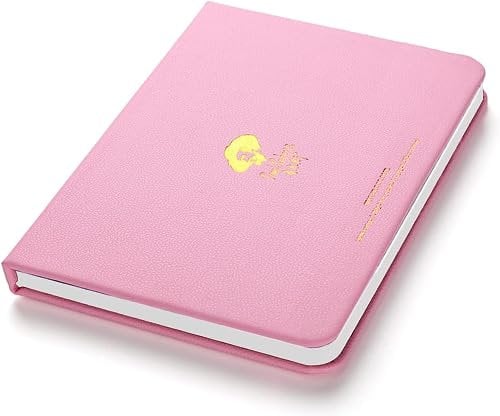 Paul Rubens Aquarellpapier Block, 100% Baumwolle und säurefrei, 7,68 x 5,31 Zoll, 20 Blatt,32k Rosa, Premium Lederabdeckung Künstlergepresstes Papier für Wasserfarben