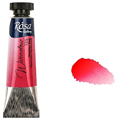 Professional Watercolour Paint, 10ml Tubes, Gallery, Artist Quality (Madder Red)