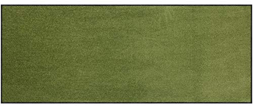 Salonloewe Fußmatte waschbar Salbei 75x190 cm Sauberlaufmatte, Fußabtreter außen, Motiv-Fußmatte, Wohnmatte