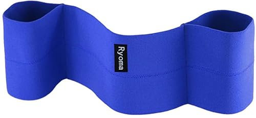 RYOMA Bench Press Slingshot Power Weight Lifting Training Gym Band Elastic Fitness Increase Strength Push Up Gym Workout (Blue, M)