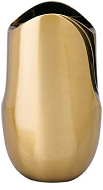 REAL VOTIVA FONDERIE D'ARTE Portafiori in Bronzo - Linea Olla (cm 13, a Parete, Interno Rame) [P.03.1262/13/RA]