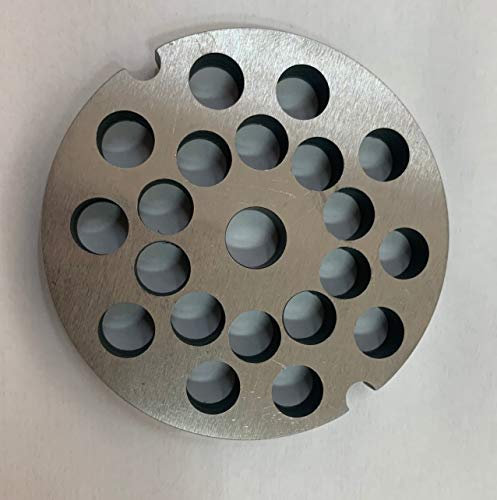 Fama Piastra 8mm per Tritacarne TG8, Acciaio Inossidabile, Griglia