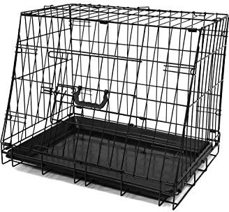 Streetwize Faltbare schräge Hundebox - Small - 61x47x43cm