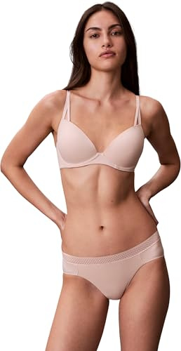 Calvin Klein Donna Reggiseno a Mezza Coppa Lift Elasticizzato