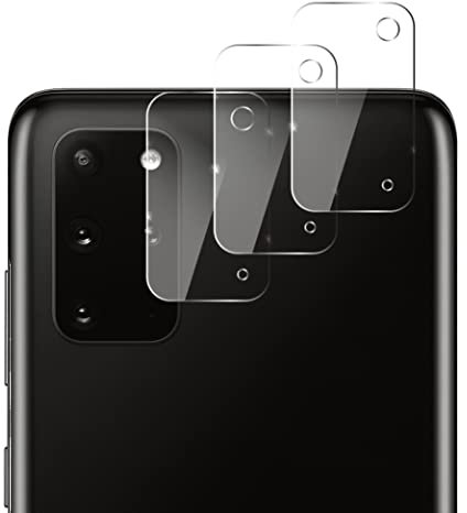 QUITECO Kamera Schutz Glas für Samsung Galaxy S20 Plus [3 Stück] Panzer Schutzfolie Linsenschutz Kameraglas