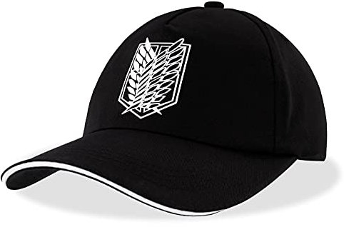 Roffatide Anime Verstellbare Baseballkappe Leuchte bedruckter Baumwoll-Dad Hat