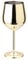 WMLBK Verres à vin en acier inoxydable, 1 pièce verre rouge avec manche métal, incassables, pour blanc/vin rouge, cocktails, 500 ml argentés, le vin, camping, cadeau (doré)