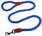 AllPetSolutions Rope Dog Lead - Heavy Duty Walking, Running, Outdoor Training Lead for Dogs - Anti-Tangle Leash with 360 Hook, Strong Clip, Easy Grip Loop Handle - Blue, Braided Nylon, 120cm