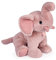 Histoire d'ours - Plüschtier Elefant – Rosa – 45 cm – Preppy Chic – HO3144