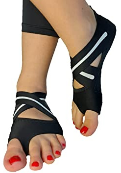 WeWee Yoga Socken ohne Zehen. Ideal für Pilates, Rutschfest