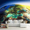 YABAOST 3D Wandbild Poster Tapete 200X100Cm Poster Tapete Pvc Wasserdicht Abnehmbare Wandbilder Für Schlafzimmer Erde Textur Muster Wandbild Tapete Diy Büro Wohnkultur Poster