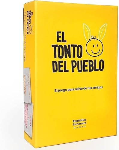 El Tonto del Pueblo - Juegos de Mesa - El Juego de Mesa para reírte de Tus Amigos - Cartas pizarras y rotuladores