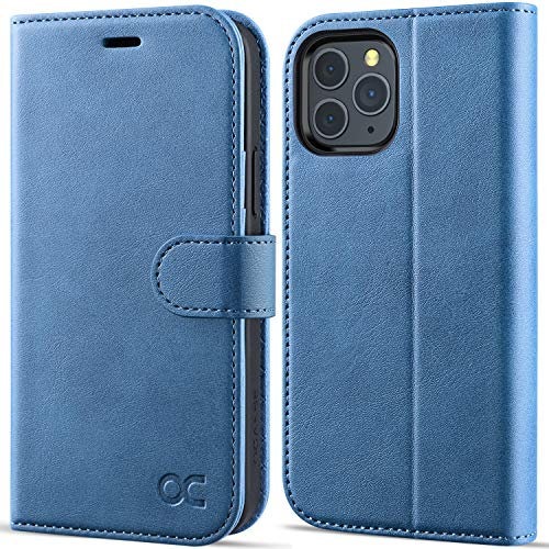OCASE for iPhone 14 Pro Max Case, Premium PU Leather Wallet Case with[RFID Blocking][Card Holder][TPU Inner Shell] Flip Phone Cover for the 6.7 Inch iPhone 14 Pro Max 5G 2022,Light Blue