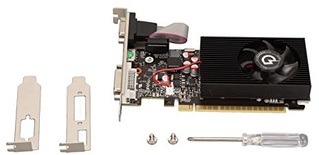 Carte Graphique de Jeu, Carte Graphique 4G GDDR3 700 MHz 2668 MHz 128 Bits avec Ventilateur Unique, Prise en Charge de L'interface Multimédia VGA DVI HD