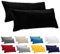 Dreamzie Kissenbezug 40x145(Set mit 2) - 100% Jersey Baumwolle 150 g/qm Kissenbezüge -Schwarz - Für Kissenbezug 40 x 145 - Kissenhülle - Kissenbezug - Resistent und Hypoallergen