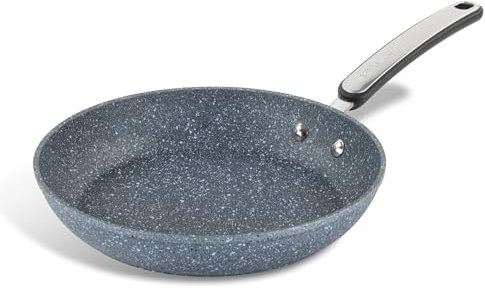 Scoville Expert Neverstick+ 24cm Non-Stick Aluminium Frying Pan, Suitable for All Hobs, Ergonomic Handle, Non Toxic, PFOA Free, Dishwasher Safe, Grey