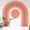 Ambiance Sticker Papier Peint intissé pré-encollé fresques géants - Arche Arc-en-Ciel Rose - adhésif décorative - 190x120cm
