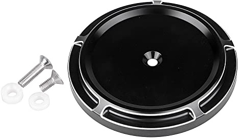 BID4ZE Alluminio nero Big Sucker Stage 1 Coperchio del filtro dell'aria compatibile con Harley Touring Electra Glide Road Glide Road King Street Glide Dyna Sportster 883/1200 Softail Ultra Limited