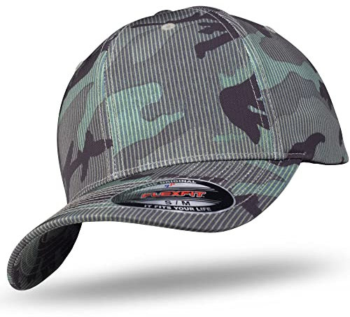 Flexfit Original Basecap Baseball Cap Camo Stripe Darkcamo -L/XL