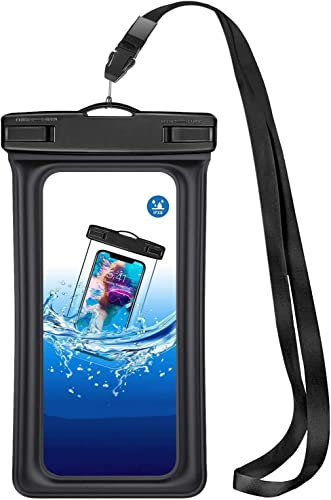 KP TECHNOLOGY Waterproof Phone Pouch for Samsung Z Fold 7 / Z Flip 7 / Z Flip 7 FE / S25 Edge / S25, S24, S23 - Plus - Ultra/Z Flip 5, 4, 3 / Z Fold 5, 4, 3 / S22 Plus Ultra (BLACK)