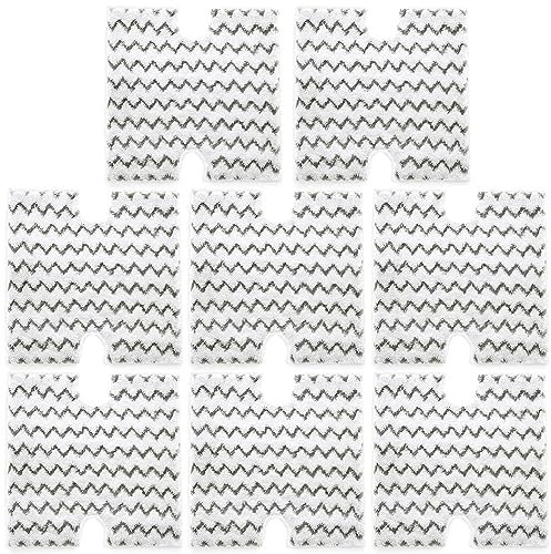S3973D Steam Mop Replacement Pads for Shark Lift-Away Pro & Genius Steam Pocket Mop S3973 S3973D S5003D S3973WM S5001 S5002Q S5003A S5004 S5004W S6001W S6001WM S6002 S6002C,Part # P184WQ, 8 Pack