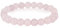 Crystal Bracelet 8mm Healing Crystal Bracelet Natural Gemstone Bead Bracelet Stretch Bead Bracelet Crystal Bracelets Beaded Bracelets for Healing Jade Bracelet Gift for Women Men (Pink)