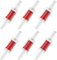 Pawfly 6 Pcs Clapets Anti-Retour pour Aquarium pour Pompes à Air Courantes Clapets Anti-Retour Unidirectionnels en Plastique Rouge pour Tube Standard De 4-6 Mm Accessoires pour Aquariums