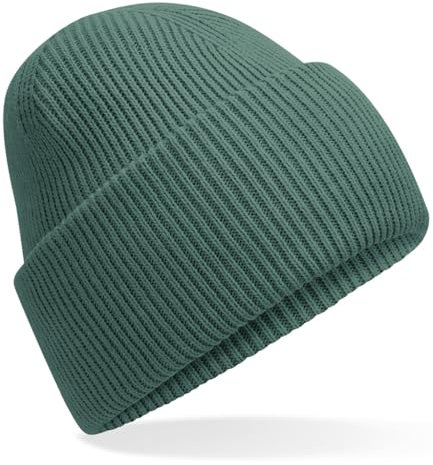 Hatstar Warme Damen Beanie Mütze | Herren Wintermütze | Strickmütze | Für Damen und Herren (Marine Green)